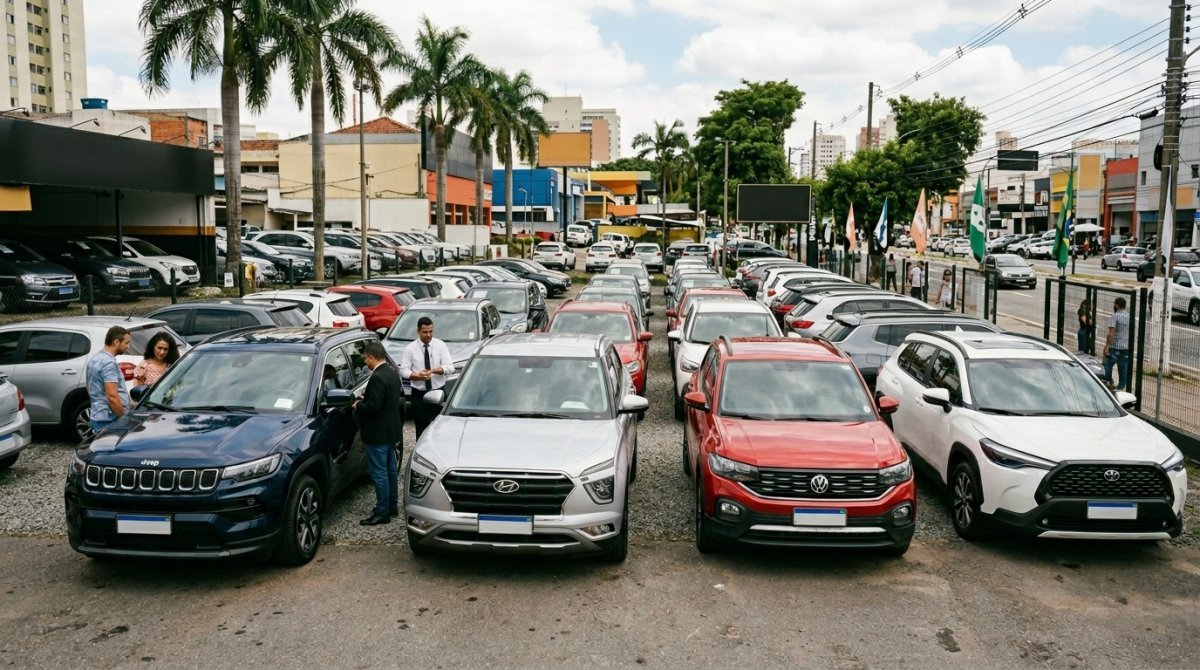 SUVs seminovos: os modelos que mais valem a pena comprar em 2026 no Brasil