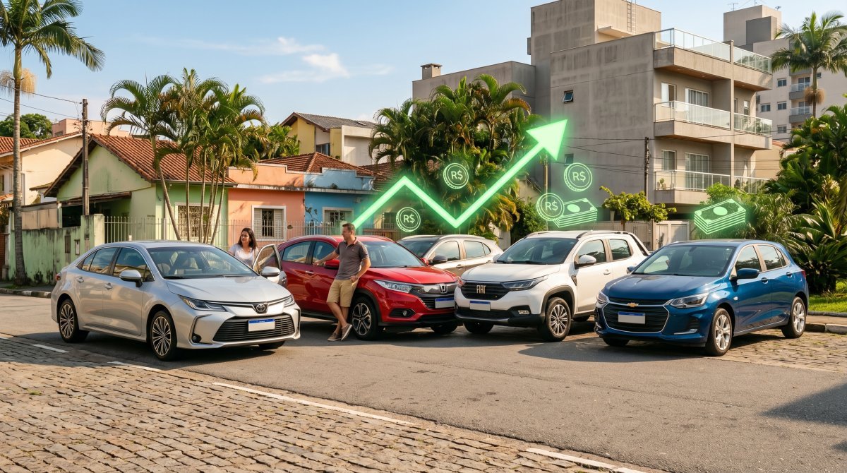 Carros que Menos Desvalorizam no Brasil: Guia Para Não Perder Dinheiro